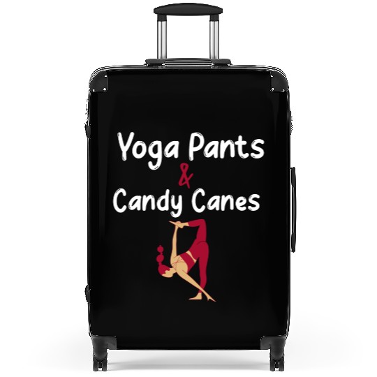 Yoga Pants & Candy Canes Christmas Yoga Suitcases