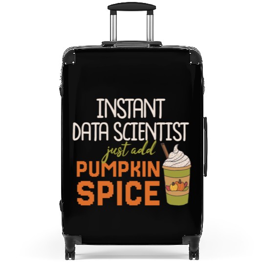 Data Scientist Thanksgiving Pumpkin Spice Suitcases