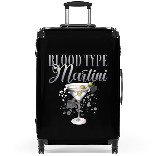 Blood Type Martini Cocktail Bartender Suitcases