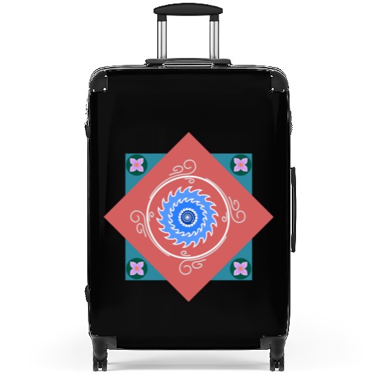 Sea World Mandala Suitcases