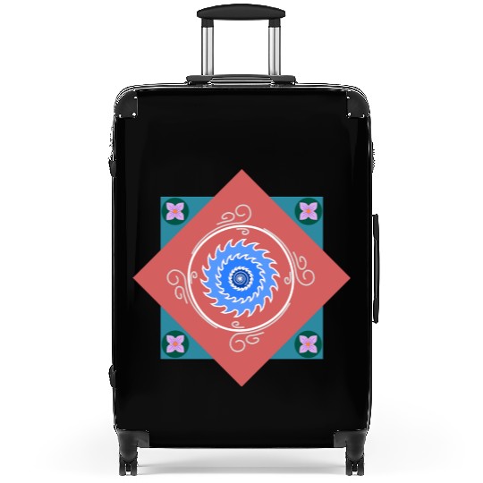 Sea World Mandala Suitcases