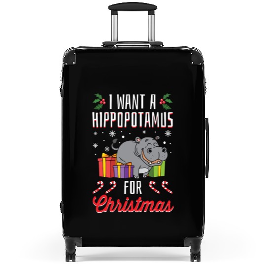 I Want A Hippopotamus For Christmas- Holidays Gift Suitcases