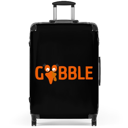 GOBBLE TURKEY PODIATRIST FUNNY THANKSGIVING Suitcases