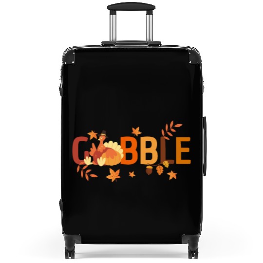 GOBBLE TURKEY PODIATRIST FUNNY THANKSGIVING Suitcases
