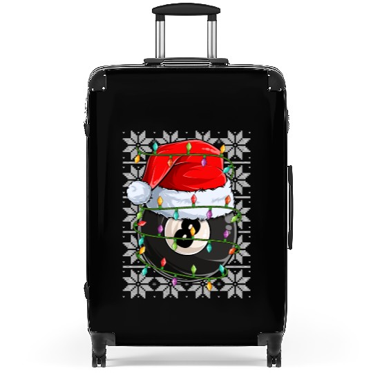 Billiard 8 Ball Christmas Lights Suitcases