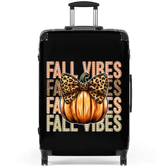 Festive Fall Vibes with Pumpkin Suitcases