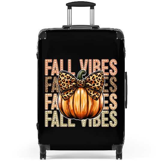 Festive Fall Vibes with Pumpkin Suitcases
