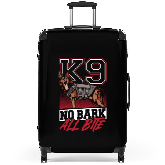 K9 Police Law Enforcement Canine K9 No Bark All Suitcases