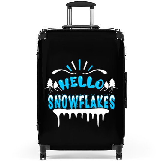 Hello Snowflakes Suitcases