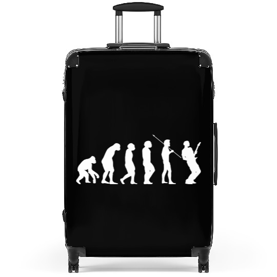 Guitar evolution guitar player musician Suitcases