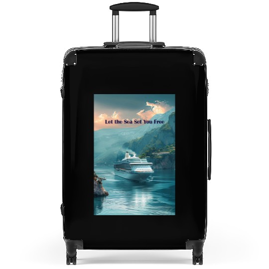 cruise ship Let the Sea set you free Suitcases