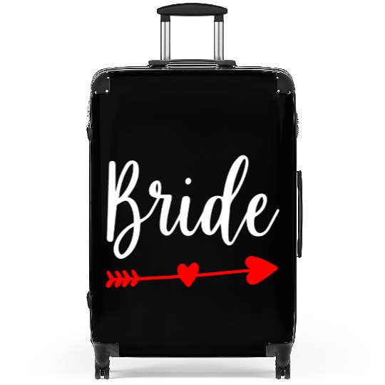 Bride Wedding Engagement Bachelorette Party Suitcases