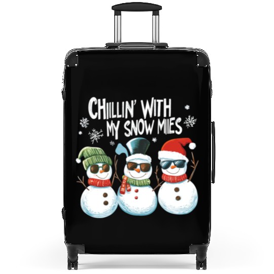 Chillin' with My Snowmies Suitcases