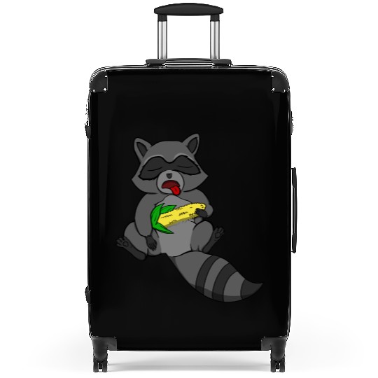 Sleeping Raccoon Suitcases