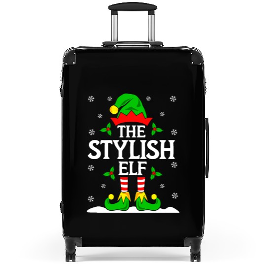 The Stylish Elf Christmas Suitcases