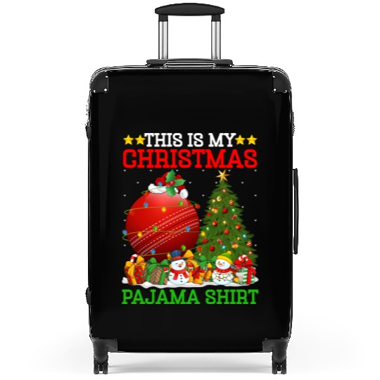 Cricket Ball Christmas Tree Lights Suitcases
