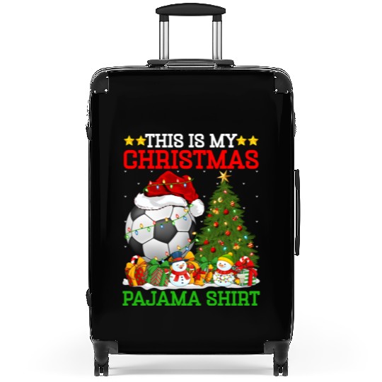 Football Christmas Tree Lights Suitcases