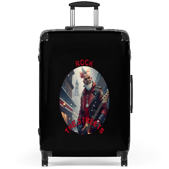Rock the Streets - Punk Rock Rebel Art Suitcases