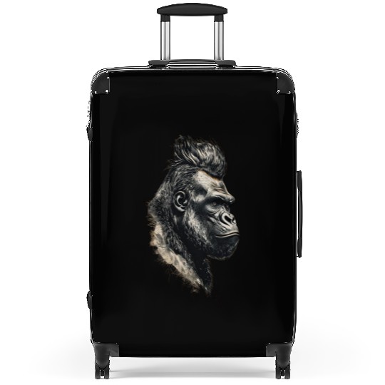 KingKong gorilla's face Suitcases