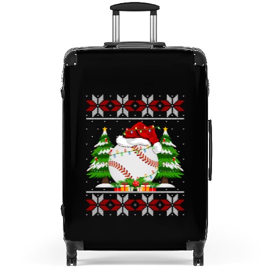 Baseball Christmas Suitcases