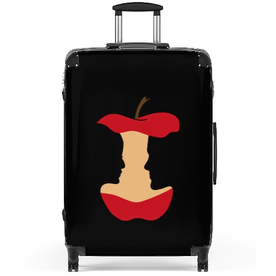 An apple or two kissing faces in this Fun Optical Suitcases