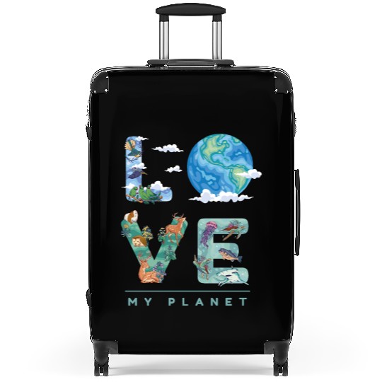 Love My Planet - for Naturelovers Suitcases
