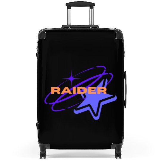 Raiders on the street Suitcases