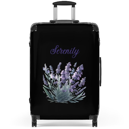 Lavender Serenity: A Symbol of Peace Suitcases