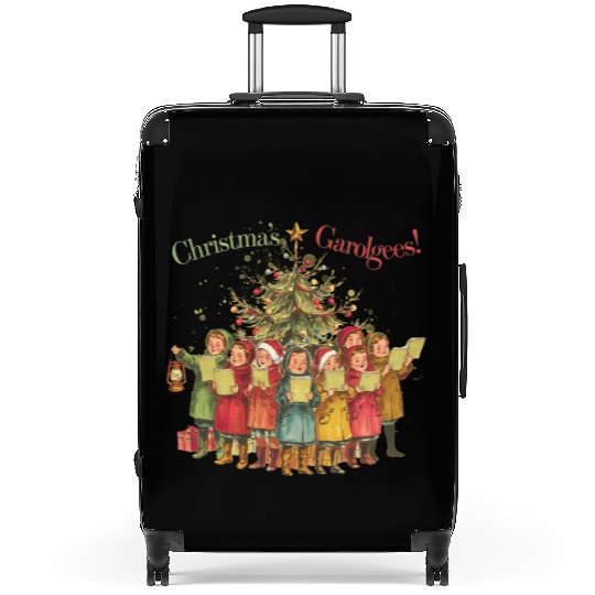 Tree Vintage Christmas, Merry Christmas Suitcases