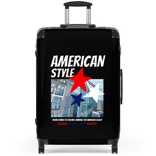 From Comics to Culture: Embrace the American style Suitcases