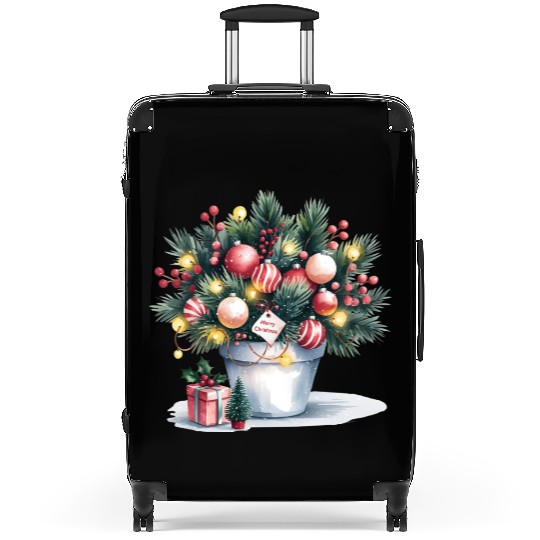 Tree Christmas, Merry Christmas Suitcases