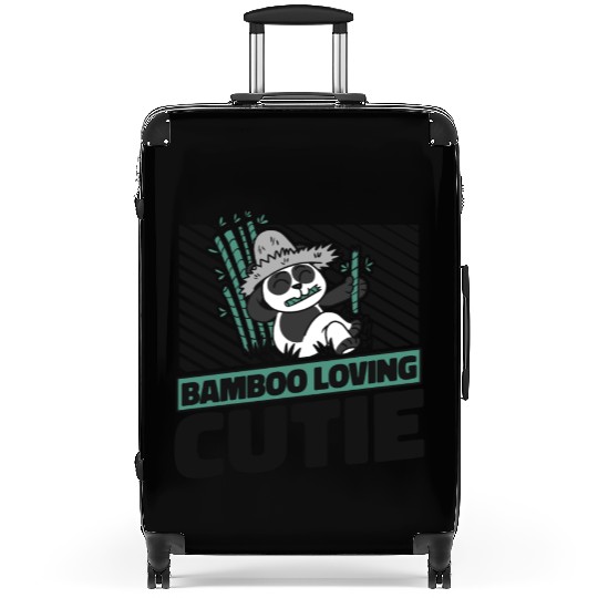 Bamboo Loving Cutie Panda Bear Friend Giant Panda Suitcases