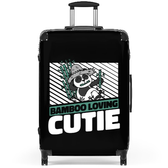 Bamboo Loving Cutie Panda Bear Friend Giant Panda Suitcases