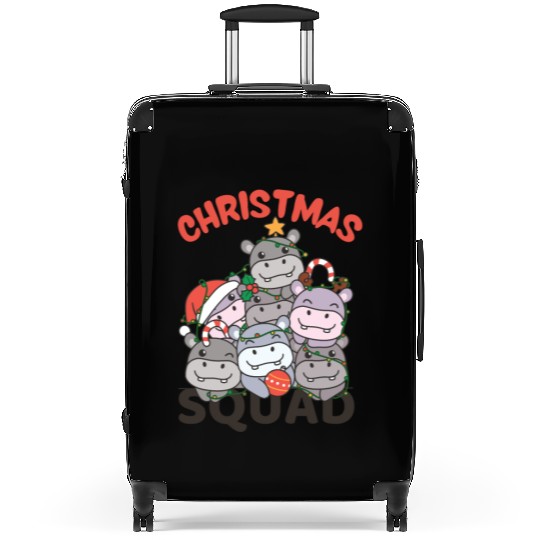 Hippo Christmas Tree Christmas Squad Hippos Suitcases