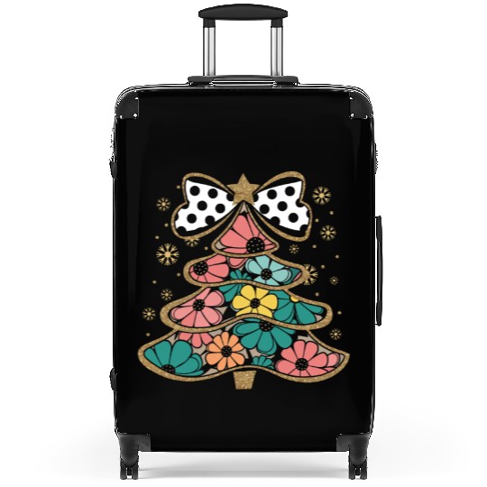 Tree Christmas, Christmas Vintage Suitcases