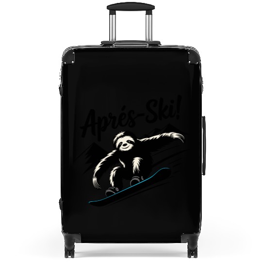Sloth Funny Animal Snowboard Après-Ski Suitcases