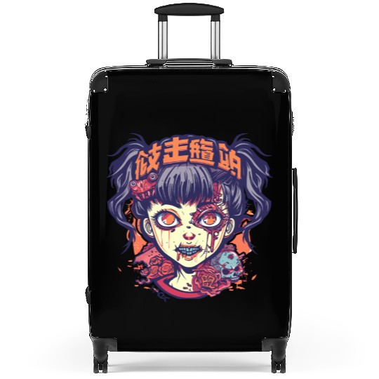 Zombie Ghoul Girl Suitcases