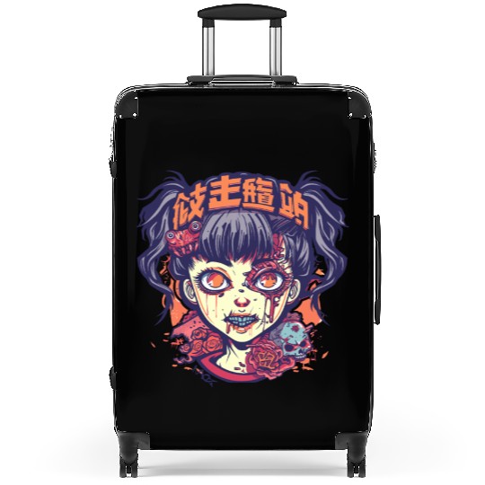 Zombie Ghoul Girl Suitcases