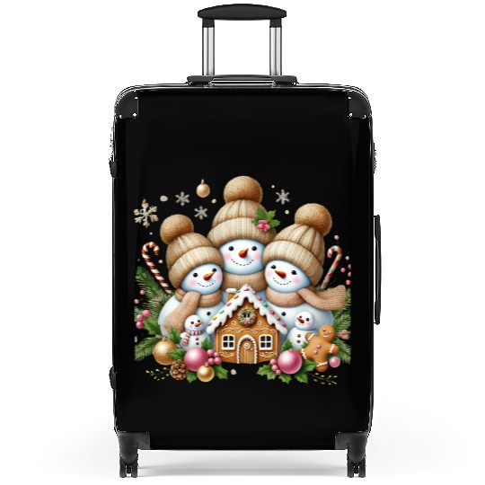 Snowman Christmas, Merry Christmas Suitcases