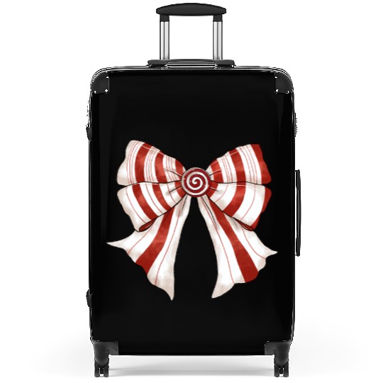 Christmas Coquette Bow, Cute Christmas Suitcases