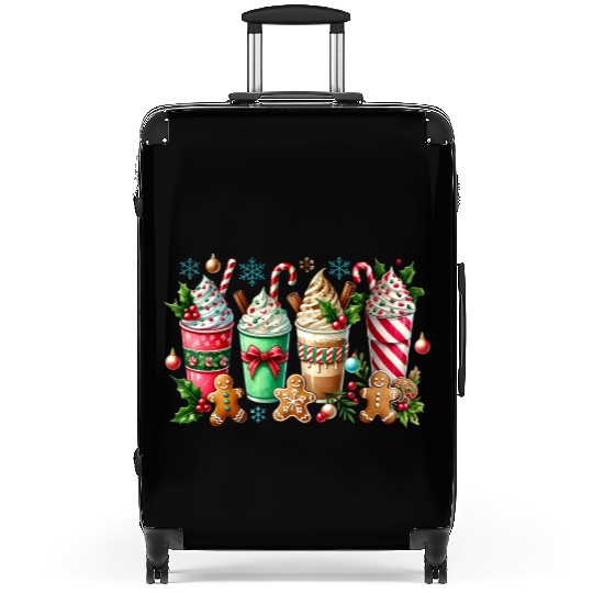 Merry Christmas, Christmas Retro Suitcases