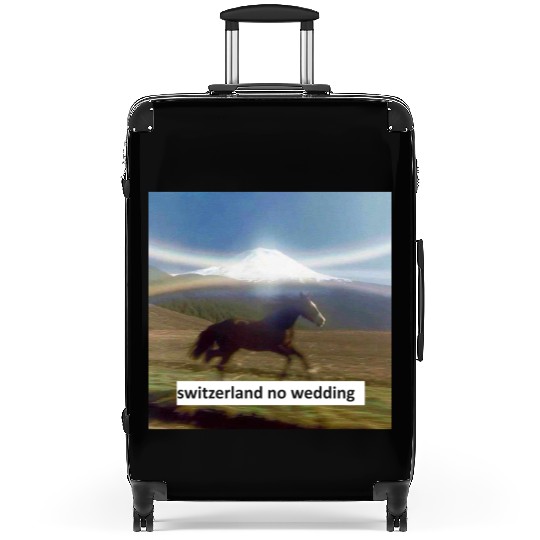 horse switzerland no wedding Suitcases