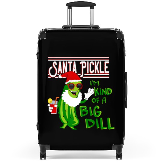 SANTA PICKLE I M KIND OF A BIG DILL Suitcases
