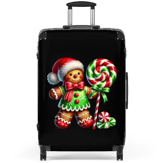 Gingerbread Christmas, Merry Christmas, Candy Suitcases