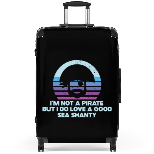 Sailor Meme Pirate Ship Ocean Sailing Suitcases