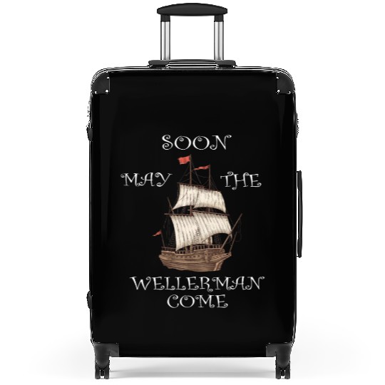 Sailor Meme Pirate Ship Ocean Sailing Suitcases