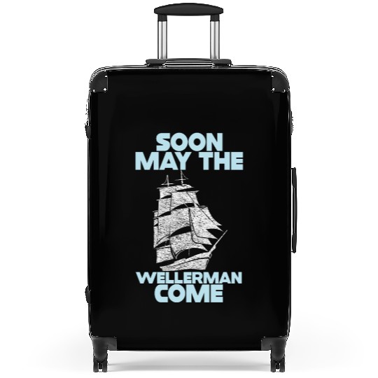 Sailor Meme Pirate Ship Ocean Sailing Suitcases