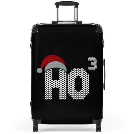Ho Cubed Funny Christmas Math Teacher Ho Ho Ho Suitcases