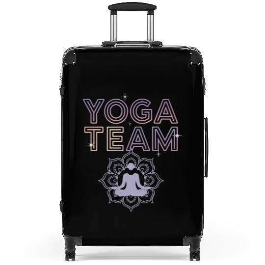 Relax and Rejuvenate with Yoga Mandala Artwork Suitcases