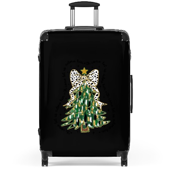 Christmas Tree, Merry Christmas Suitcases